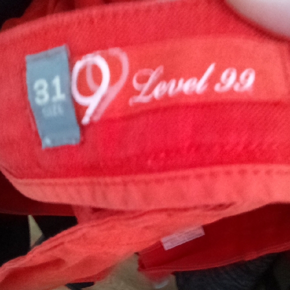 Level 99 Women's Red Wide-Leg Pants - Picture 3 of 4